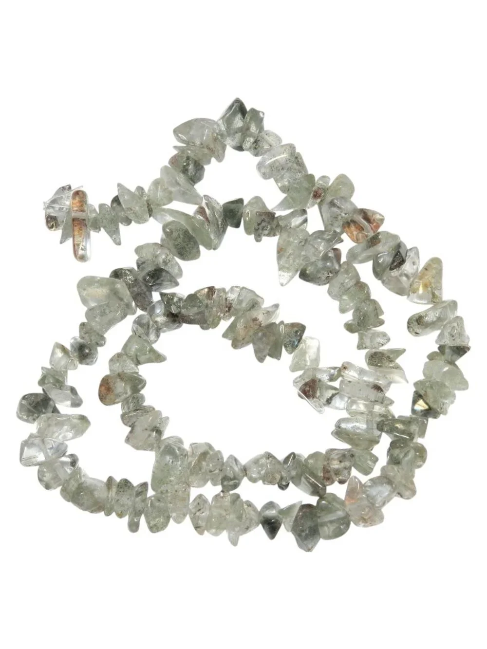 NG1775 Jade Green Prehnite Natural Small 5mm - 8mm Gemstone Chip Beads 16